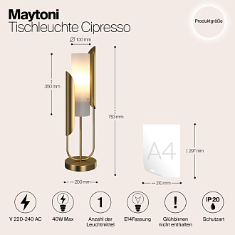 Настольный светильник Сipresso  Z014TL-01G