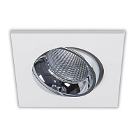 Встраиваемый светильник 9 см, 7W, 3500К, Citilux Альфа CLD001KNW1, белый-хром, вр 8 см