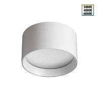 Светильник накладной светодиодный 12 см, 12W, 3000-6000K, Novotech 359594, белый