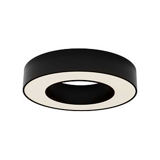 Потолочный светильник 30 см, 24W, 3000K, Maytoni Lua C093CL-24W3K-B, черный