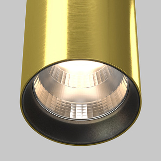 Подвесной светильник 8 см, 20W, 3000K, 50°, Maytoni Vol P100PL-20W3K-BS, латунь