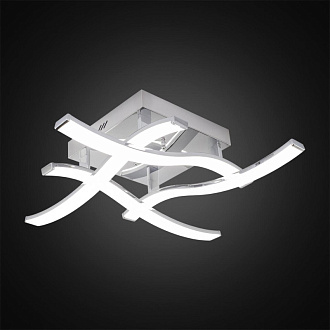 Люстра потолочная светодиодная Citilux Джек CL226121, LED 54W, 3000K, Хром