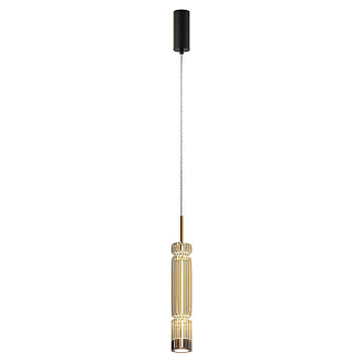 Светильник 8 см, 12W, 3000K, Maytoni MOD272PL-L12BS3K1, латунь