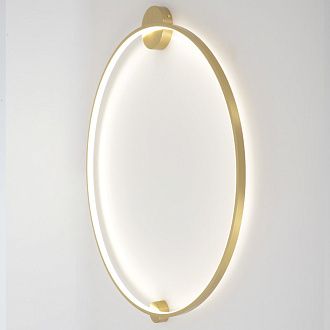 Настенный светильник 91 см, 35W, 3000-6000K, Crystal Lux REAL AP35W LED BRASS, латунь