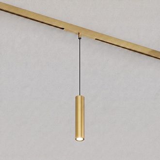 Светильник на шине *4*20 см, *LED*8W, 3000K, Denkirs SHINE PRIME SPOT 3000К | ШАЙН ПРАЙМ СПОТ 3000К DK4744-SB, сатинированная латунь
