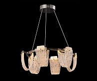 Подвесная люстра 60 см, 30W, 3000K, Kink Light Иста 08065-60,36, латунь