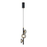 Подвесной светильник 14 см, 12W, 3000K, Lussole LSP-4016, черный
