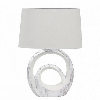 Настольная лампа Omnilux Padola OML-19304-01, белый-серый
