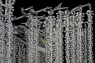 Люстра потолочная *76*55 см, 10*G9*40W, Dio D`arte Tavenna Nickel Tavenna H 1.3.76.100 N, Никель