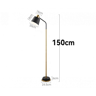 Торшер 40 см Kink Light Арни KIN07043 черный/золото