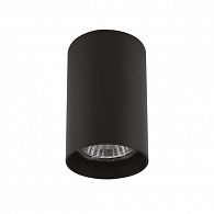 Светильник 6x6x10 см, Gu10 Lightstar RULLO Black 214437, черный