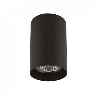 Светильник 6x6x10 см, Gu10 Lightstar RULLO Black 214437, черный