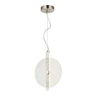 Подвесной светильник 28*50-160 см, 1*LED, 9W, 3000K, Aployt Lorentayn APL.328.16.09, никель