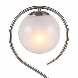 Настольная лампа F-Promo Fabbio 2349-1T, D200*H430, никеля, белое матовое стекло