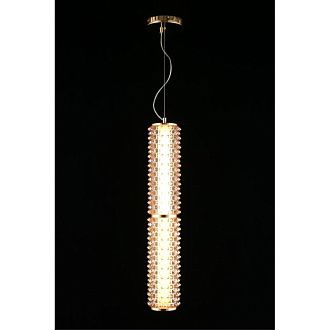 Подвесной светильник 15*105-210 см, 1*LED, 29W, 3000K, Aployt Ozann APL.331.26.29, золотой