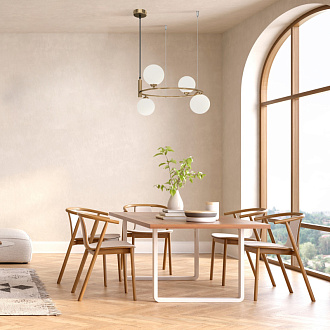 Светильник 39 см, Maytoni Ring MOD013PL-04BS1, латунь