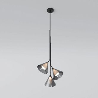 Подвесной cветильник 42,5*42,5*185,5- см, 3*G9*20W, Eurosvet Enigma, 70161/3 черный, 4690389212390