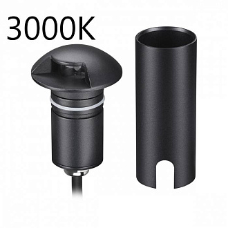 Встраиваемый грунтовый светильник Odeon Light 6662/1GL3 IP67 LED 3W 3000K 12V/24V WALD (нужен драйвер)
