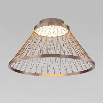 Светильник 60*60*33 см, LED*40W, 3000K, Eurosvet Cesta 40019/1 LED, коричневый, a069291