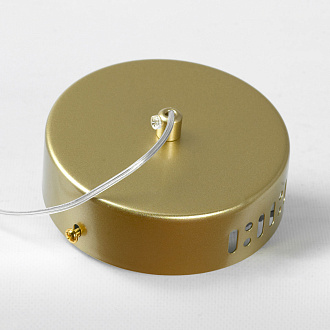 Линейно-подвесной светильник 102*35-150 см, 1*LED, 18W, 4000K, Lussole Calvert LSP-7368, матовое золото