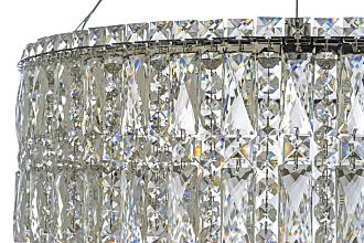 Люстра подвесная *60*30 см, Led лента*LED*68W, 3000/6000K, Arti Lampadari Ovindoli Gold Ovindoli L 1.5.60.102 N, Никель