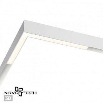 Трековый светильник для низковольтного шинопровода LED Novotech Flum 358605, LED, 4000K, белый