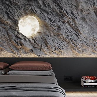 Светильник 33*33*7- см, 1*LED*36W, 4000K, Sonex Moon 3084/CLN, белый