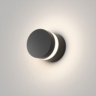 Бра 11*12*12- см, *LED*12W, 3000K, Denkirs VEGA DK9810-BK, черный алюминий