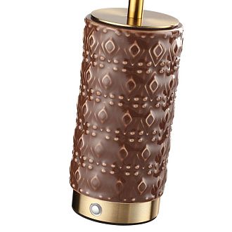 Настольная лампа 32 см, 8W, 3000K, Odeon Light 5453/8TLA, бронза