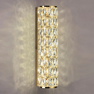 Бра 11,5*11*42 см, 1 LED*8W, 4000 К, Odeon Light Panta, золотой 4926/8WL
