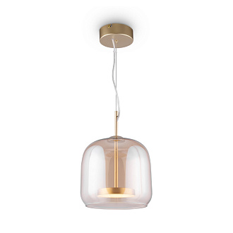 Светильник подвесной Maytoni LED Madmen MOD128PL-L6AM, 6W LED, 3000K, диаметр 23 см, бронза