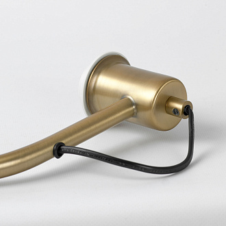 Торшер 43*155 см, 1*E27 матовое золото Lussole Escambia LSP-0719