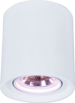 Cпот накладной гипс ArteLamp Tubo A9262PL-1WH,белый, 20*20*22 см