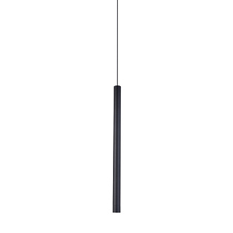 Подвес Favourite Unika 4159-1P, D30*H500/2000, подвесной светильник на шинопровод черного цвета с плафоном в форме удлинённого цилиндра