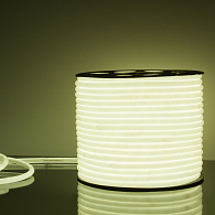 Светодиодный гибкий неон Гибкий неон 220V 9,6W 144Led 2835 IP67 круглый холодный белый, 50 м Elektrostandard, цена за метр