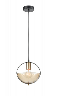 Подвесной светильник  21*142 см, 1*E27 черный, золото Vele Luce Broadway VL5362P21