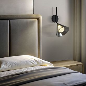 Бра 18*23,7*39,5- см, 1*G9*20W, Eurosvet Enigma, 70161/1 черный, 4690389210228