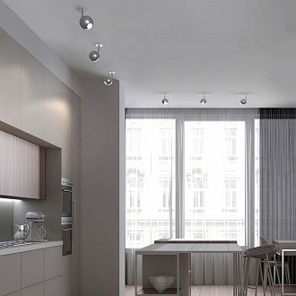 Встраиваемый светодиодный светильник серебро 9926 LED Elektrostandard