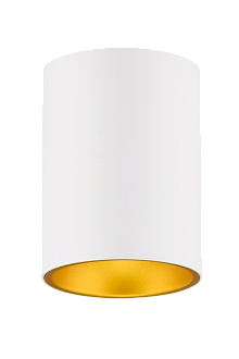 Светильник Ø96 x H130, мм, 35W 4000K, WH/GOLD (Белый+Золото) Rilon HDL-3160-130-WH/Gold