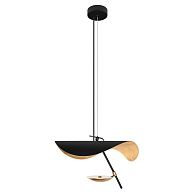 Подвесной светильник 36 см, 13W, 3000K, LOFT IT Pallium 10479/400, черный