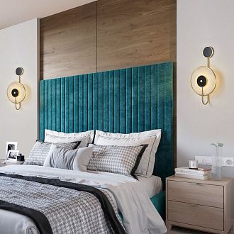 Бра-бра из мрамора LOREO A *25*46 см, 1*LED*5W, ImperiumLoft 149474-22, Латунь