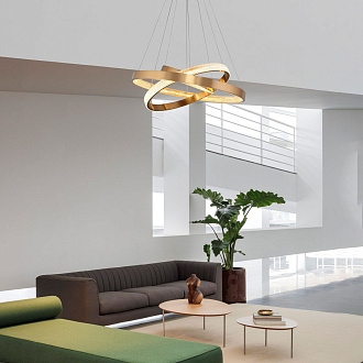 Светильник 63*63*113 см, *LED, 80W, 3300;4200;6500 Eurosvet Posh 90176/3, медь