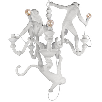 Подвесной светильник 80*100 см, 5*E27 LOFT IT Monkey 10314 White белый