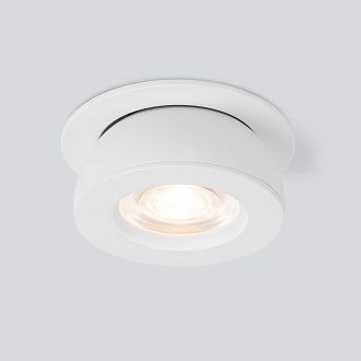 Встраиваемый точечный LED светильник Pruno 25080/LED 8W 4200К белый Elektrostandard, вр 7,4 см