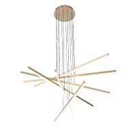 Светильник подвесной 102 см, 100W 4000K ST LUCE BASONI SL394.223.06 Матовое золото