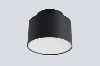 Светильник потолочный 11 см, 6/16W, 3000K, Crystal Lux CLT 085C BL, черный