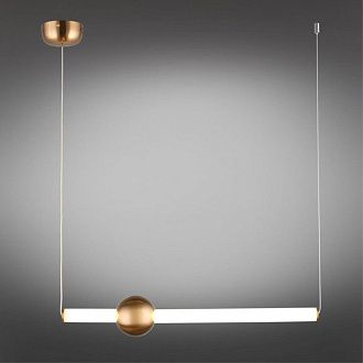 Подвесной светильник 60*10*30-200 см 20W, 3000K, Aployt Zhozefin APL.038.16.20, бронзовый