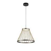 Подвесной светильник 40*197 см, *LED*20W, 3000K, Mantra Spider MAN8980, серый