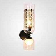 Оригинальный Бра CATCH WALL ELITE 17*15*40 см, 2*E27, G9*60W, ImperiumLoft CATCH-WALL-ELITE01, Чёрный, Бронзовый