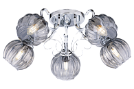 Люстра Ø550 x H200, мм, 5*40W (200W), CHROME (Хром) Rilon 06663/5 CHROME